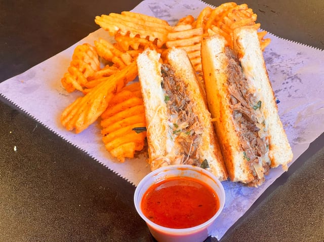 Birria Melt Combo.