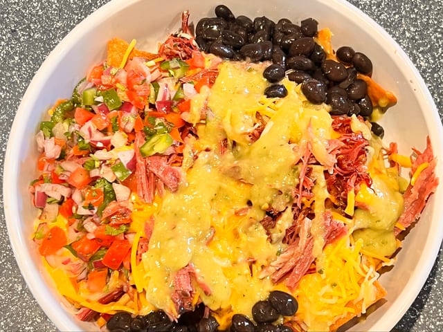 Corned Beef Nachos.