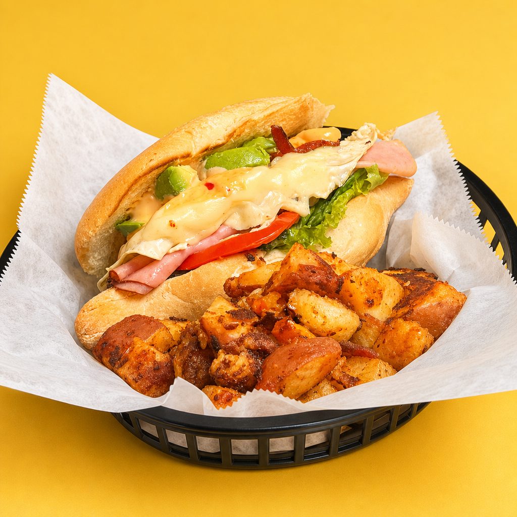 Mexican Torta Combo.