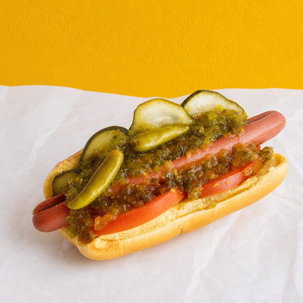 Chicago Style HotDog.