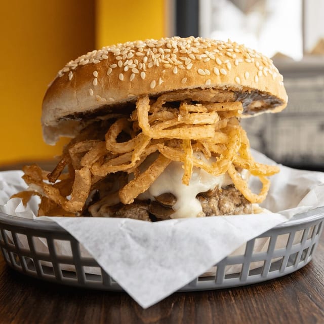 Single Mushroom Steak Haus.