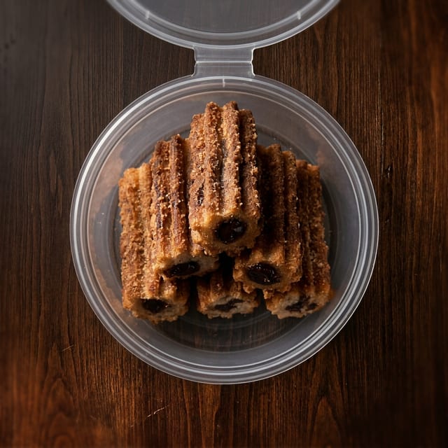 Chocolate Filled Churros!!.