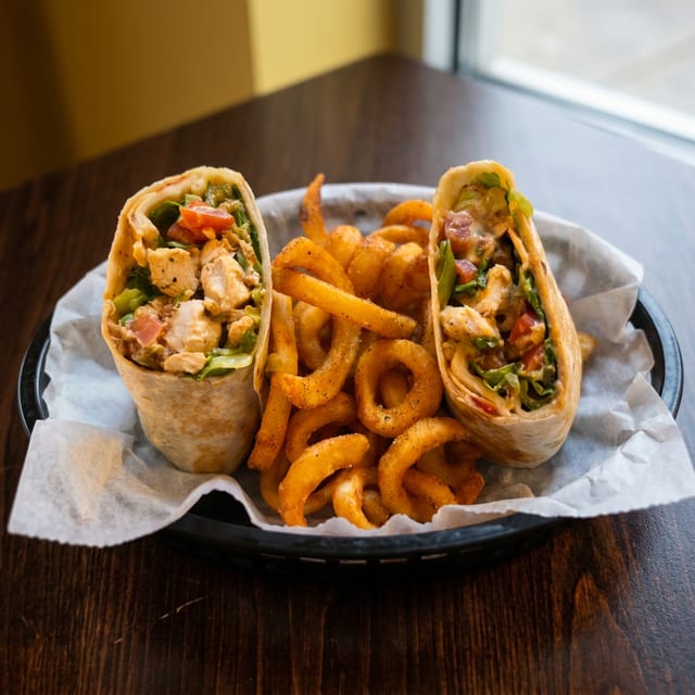 Buffalo Chicken Wrap Combo.
